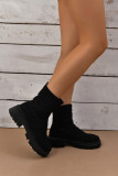 New Elastic Knit Thick-Soled Sock Boots