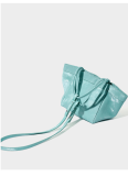 New Chinese Style Niche Satin Cowhide One-shoulder Crossbody Small Square Bag