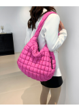 Fashion Large Capacity Down Cotton One-shoulder Handbag Dumpling Bag