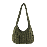 Fashion Large Capacity Down Cotton One-shoulder Handbag Dumpling Bag
