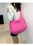 Fashion Large Capacity Down Cotton One-shoulder Handbag Dumpling Bag