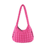 Fashion Large Capacity Down Cotton One-shoulder Handbag Dumpling Bag