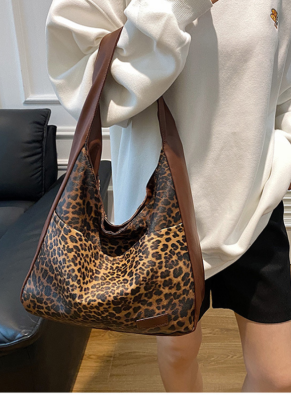 Fashion Large Capacity One-shoulder Small Leopard Print Crossbody Bag