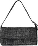 Fashionable Light Luxury Evening Niche Diamond Square Buckle Shoulder Bag