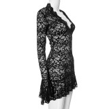 New Sexy Lace Hot Girl Party Dress