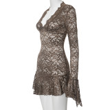 New Sexy Lace Hot Girl Party Dress