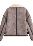 Street Fashion Fur Jacket