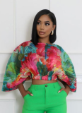 New Design Sense Casual Printed Women's Top Fashion Wear