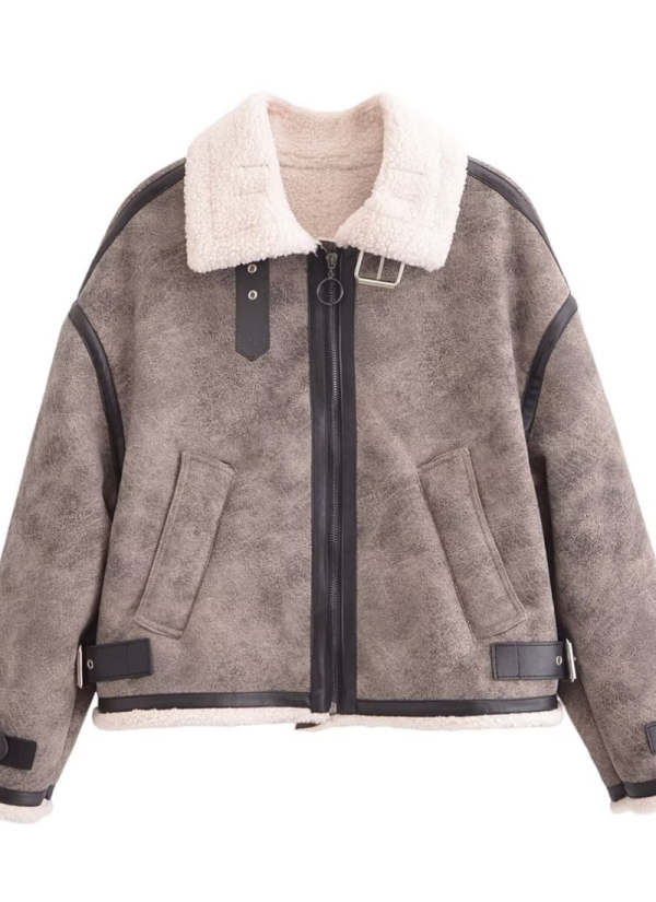Street Fashion Fur Jacket
