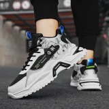 Men's shoes sneakers fashion breathable platform running shoes mesh sport light unisex male casual vulcanize man shoes