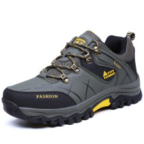 New leather sneakers breathable Men casual shoes comfortable walking shoes non-slip outdoors hiking shoes fashion men's shoes