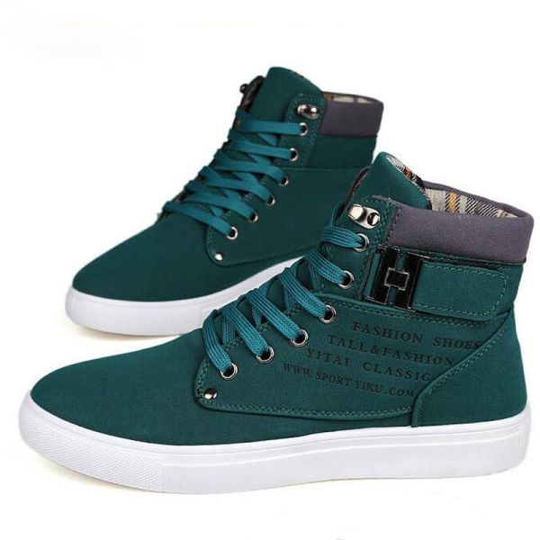 New arrival men's high top casual shoes spring/autumn high top sneakers high quality retro fashion men boots