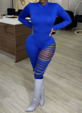 Sexy Milk sSilk Tight Ripped Jumpsuit