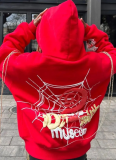 Women Hoodies Harajuku Letter Print Loose Sweatshirt Trousers Hip Hop Punk Long Sleeve Pocket Men Sweatpant Streetwear Tops