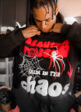 Women Hoodies Harajuku Letter Print Loose Sweatshirt Trousers Hip Hop Punk Long Sleeve Pocket Men Sweatpant Streetwear Tops