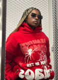 Women Hoodies Harajuku Letter Print Loose Sweatshirt Trousers Hip Hop Punk Long Sleeve Pocket Men Sweatpant Streetwear Tops