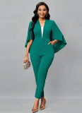 Fashionable Professional Women's Dolman Sleeve Jumpsuit