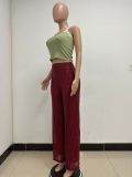 Fashionable Casual Sequined Loose Drapey Wide-leg Pants
