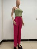 Fashionable Casual Sequined Loose Drapey Wide-leg Pants