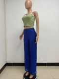 Fashionable Casual Sequined Loose Drapey Wide-leg Pants