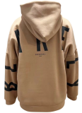 9 Colors Letter Printed Hoodies Women Fashion Long Sleeve Loose Hooded Shirt High Street Winter Women Sweatshirts