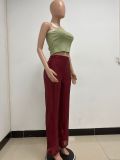 Fashionable Casual Sequined Loose Drapey Wide-leg Pants