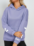 9 Colors Letter Printed Hoodies Women Fashion Long Sleeve Loose Hooded Shirt High Street Winter Women Sweatshirts