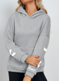 9 Colors Letter Printed Hoodies Women Fashion Long Sleeve Loose Hooded Shirt High Street Winter Women Sweatshirts