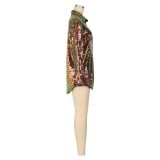 2024 Fashion Sequined Shirt Jacket