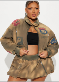 Sexy Hot Girl Short Lapel Jacket and Skirt Suit