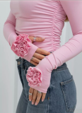 New Style Floral 3D Design Slim Fit Top