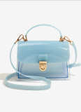 Fashionable One-shoulder Crossbody Small Square Jelly Bag