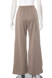 2 Colors Fashion Casual Multi-Zipper Pocket Zipper Loose Sports Pants