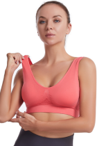 Sports Bra Yoga Sports Underwear Hollow Perspective Hole Large Size No Steel Ring Sports Bra Vest