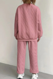 2 Piece Women's Stylish Simple Pants and Long Sleeve Hoodie Set