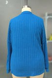 New Autumn And Winter Striped Half-High Collar Solid Color Long-Sleeved Top