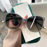 Fashion Sunglasses retro style women's street snap fashion sunglasses premium glasses
