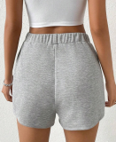 Sports Casual and Versatile Elastic Waist Skirt Pants