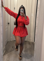 Hot Selling Washed Cotton Stretch Jacket and Skirt Suit