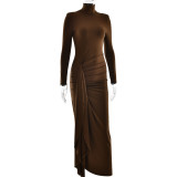 Sexy High Slit Strappy Butt-covering Dress