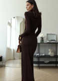 Sexy High Slit Strappy Butt-covering Dress