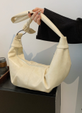 Autumn and Winter Retro Pleated Large-capacity Crossbody Bag