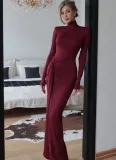 Sexy High Slit Strappy Butt-covering Dress