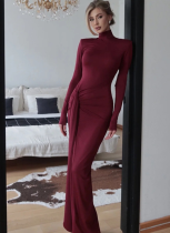 Sexy High Slit Strappy Butt-covering Dress