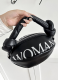 Casual Lettered Rugby Portable Armpit Bag