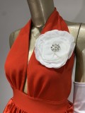 Sexy High-end Halter Neck Bandage Hip Wrap Dress