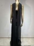2025 Hot Selling Tube Top Halter Neck See-through Long Skirt Party Dress