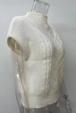 New Fashion Women's Sweater Twisted Turtleneck Vest