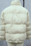 Autumn And Winter Fashion Warm Corduroy Puffer Jacket