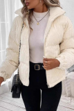 Autumn And Winter Fashion Warm Corduroy Puffer Jacket
